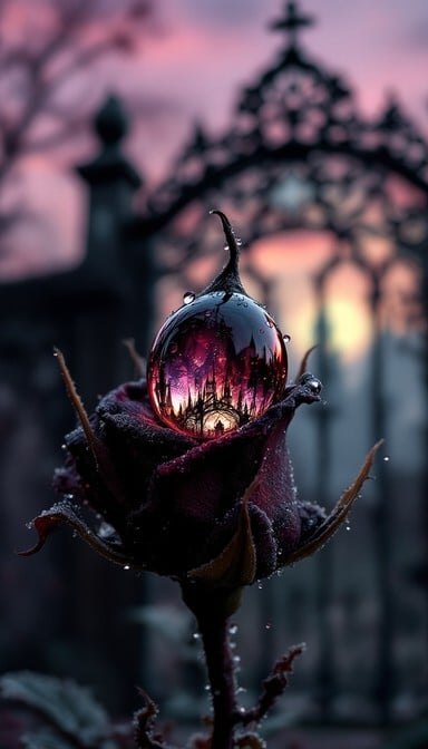 Free Gothic Rose Dewdrop Image - Gothic, Rose, Dewdrop | Download at ...