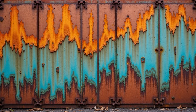 Free Rust Meets Turquoise Image | Download at StockCake