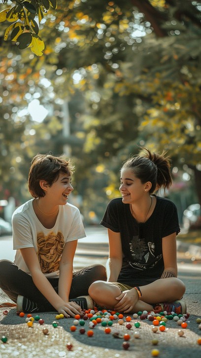 Free Joyful Friendship Moment Image - Friends, Laughter, Colorful ...