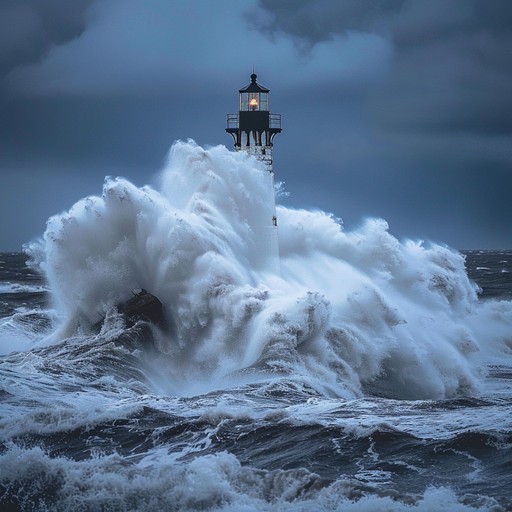 Free Lighthouse Amidst Waves Image - Lighthouse, Waves, Storm ...