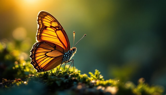 Free Butterfly Golden Glow Image - Butterfly, Nature, Wings | Download ...