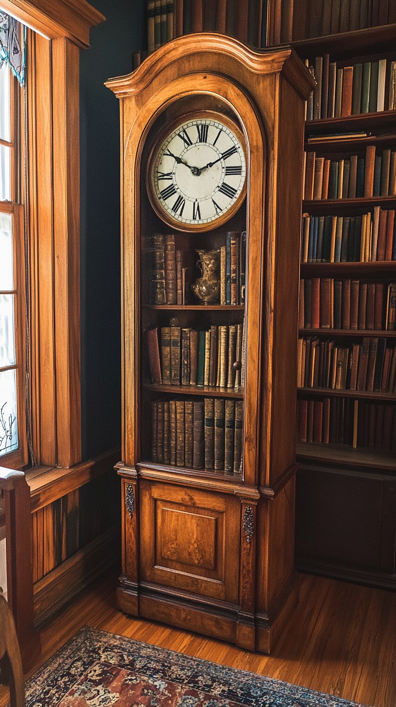 Free Antique library clock Image - Antique, Clock, Library | Download ...