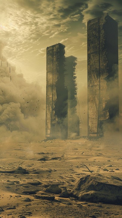 Free Futuristic City Ruins Image - Futuristic, Ruins, Desolate ...