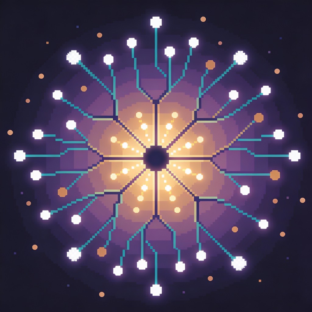 Free Neural Network Bloom Image - Pixel, Neural, Network | Download at ...