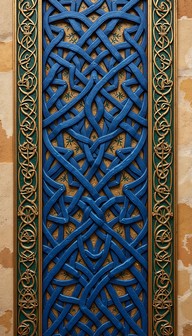 Free Ornate Blue Knotwork Image - Knotwork, Blue, Interlaced | Download ...