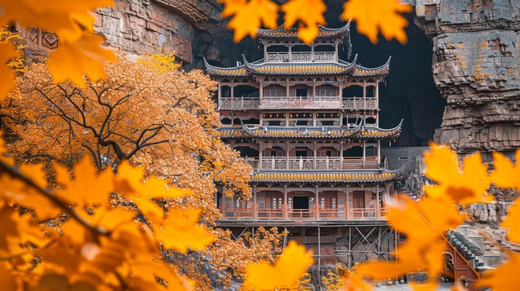 Free Autumn Temple Walk Image - Autumn, Temple, Peace | Download at ...