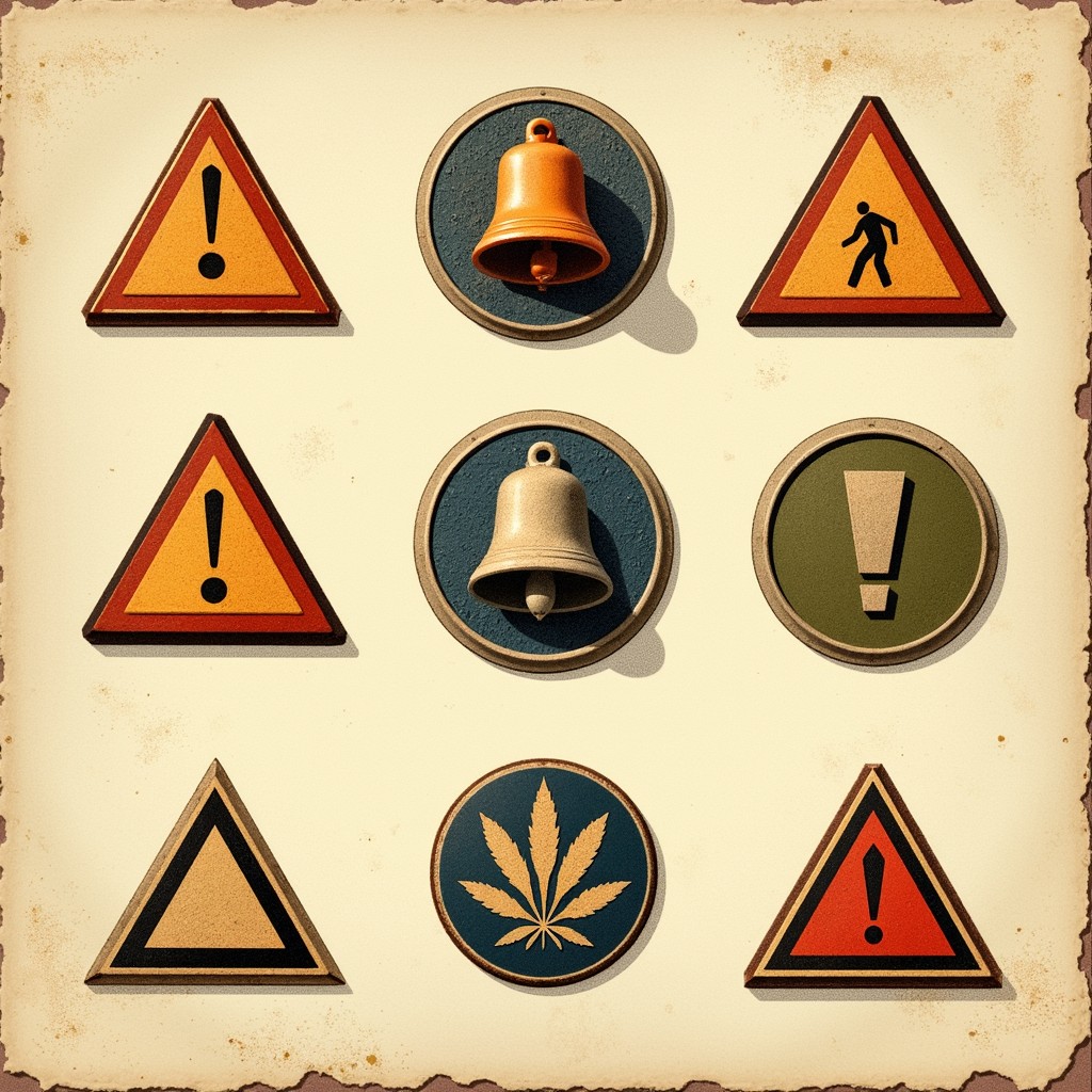 Free Vintage Alert Symbols Image - Vintage, Alert, Warning | Download ...