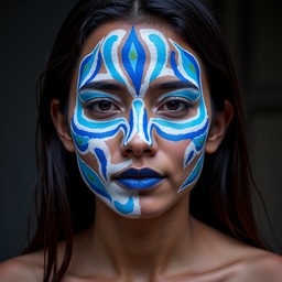Free Sacred Blue Patterns Image - Indigenous, Ceremonial, Blue ...