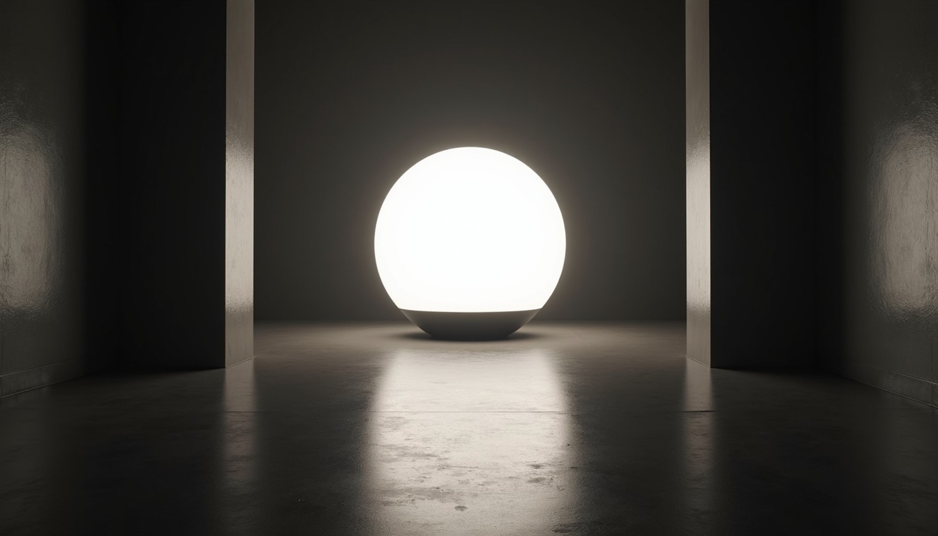 Free Glowing Orb Light Image - Orb, Lamp, Sphere | Download at StockCake
