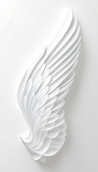 Wing Solid Color Free Ascending White Wing Image - Wing, Geometric, Minimal | Download ...