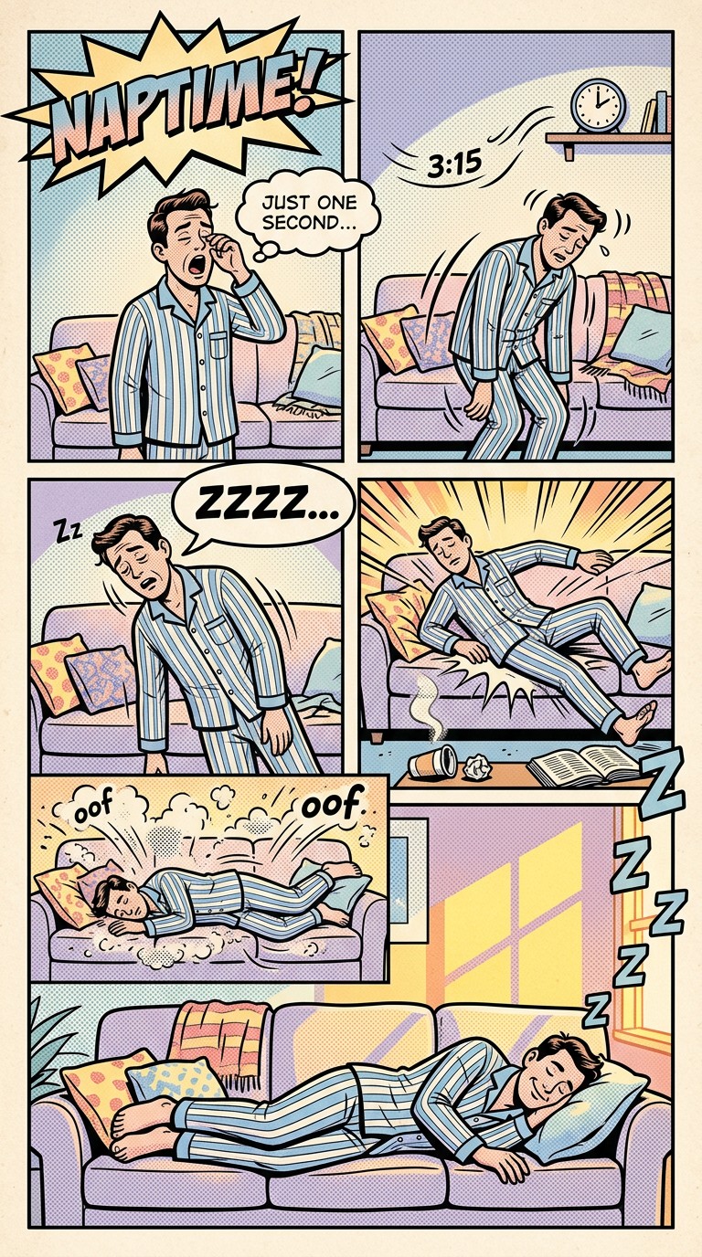 Comic For Night Time Routine Free Naptime Comic Art Image - Comic, Illustration, Naptime | Download ...