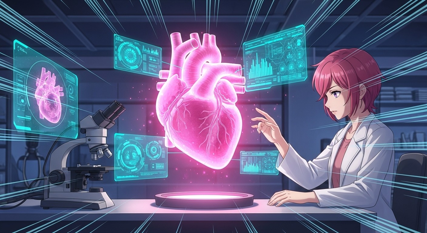 Free Digital Heart Research Image - Heart, Hologram, Laboratory ...