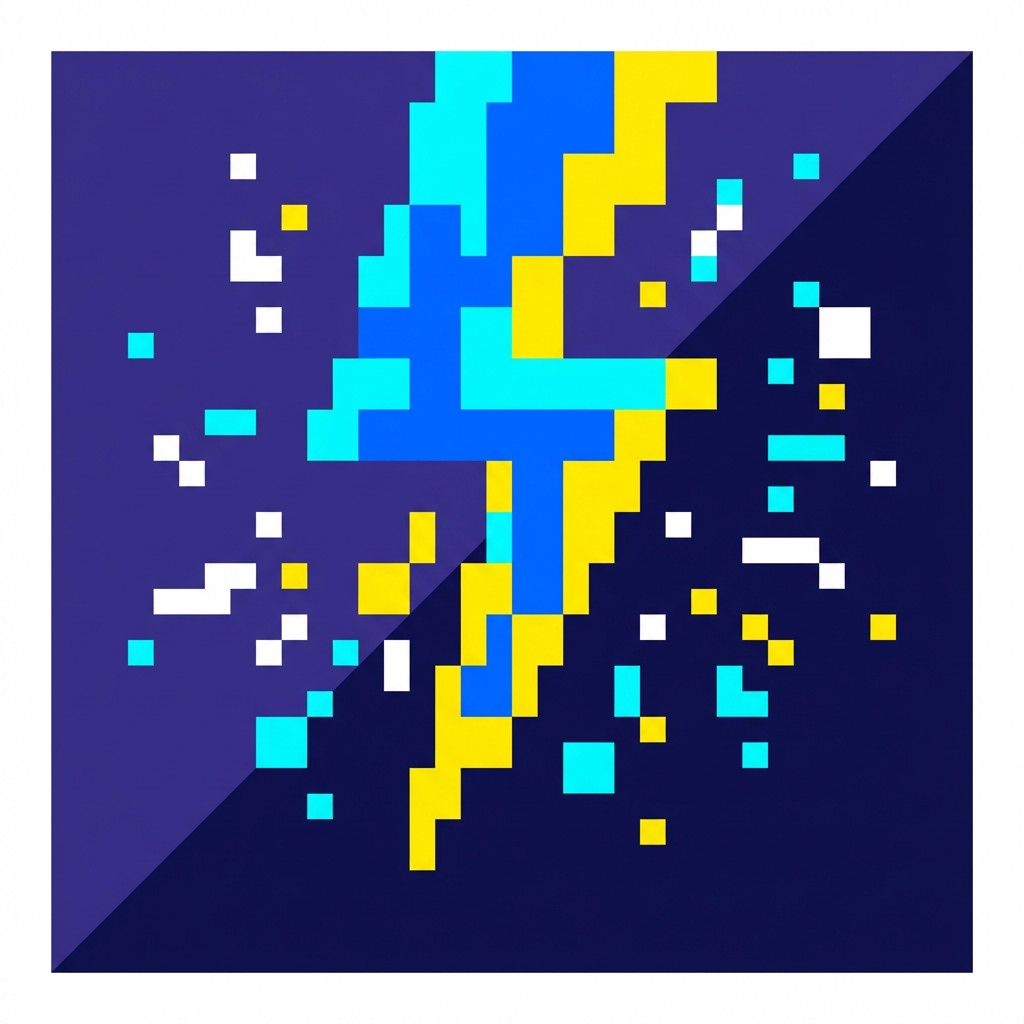 Free Pixel Lightning Strike Image - Lightning, Pixel, Bolt | Download ...