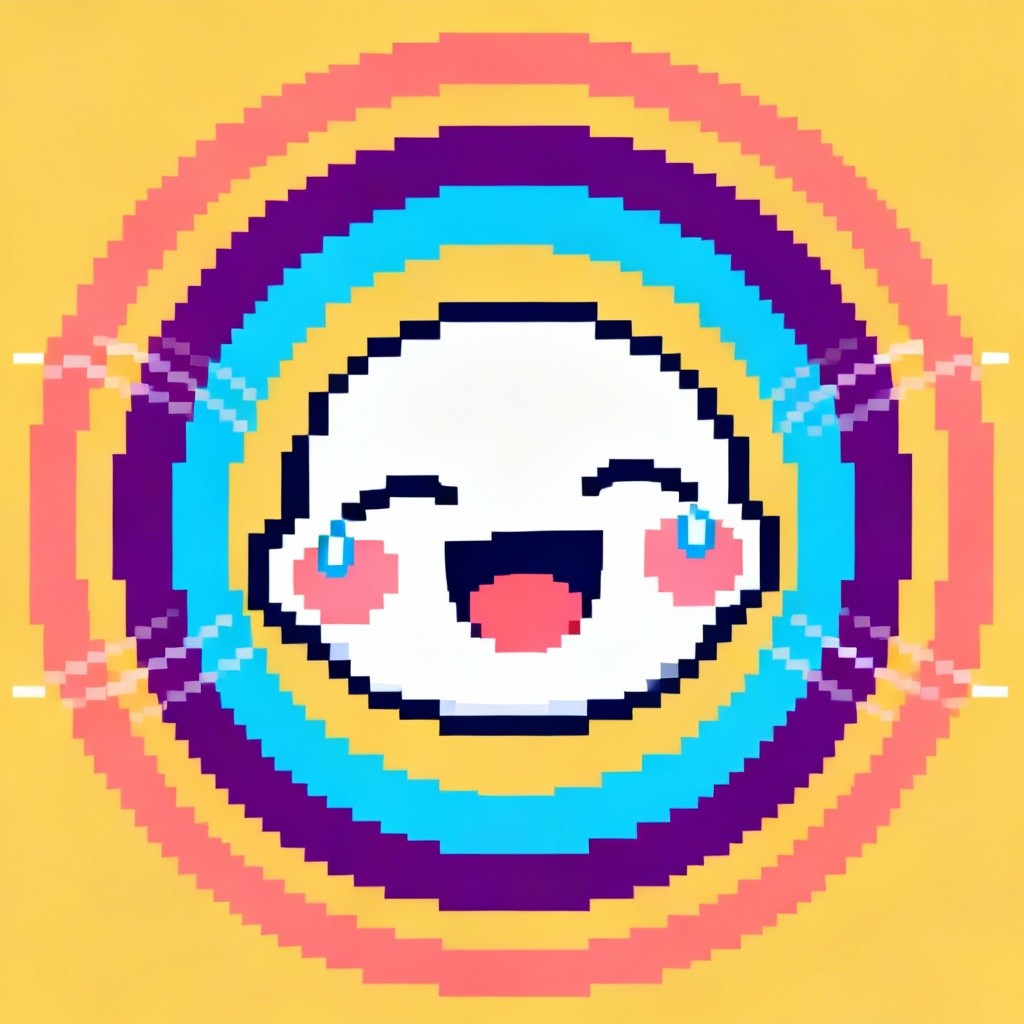 Free Pixelated Laughter Waves Photo - Pixelart, Chibi, Laughter ...