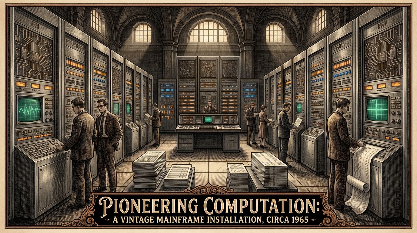 Free Vintage Computer Cathedral Image - Mainframe, Computer, Vintage ...