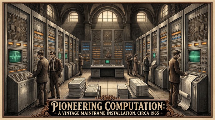 Free Vintage Computer Cathedral Image - Mainframe, Computer, Vintage ...