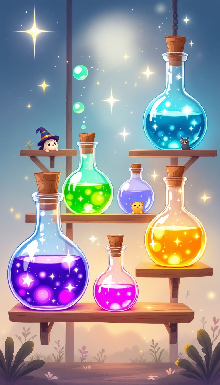 Free Magical Potion Collection Photo - Potion, Magic, Flask | Download ...
