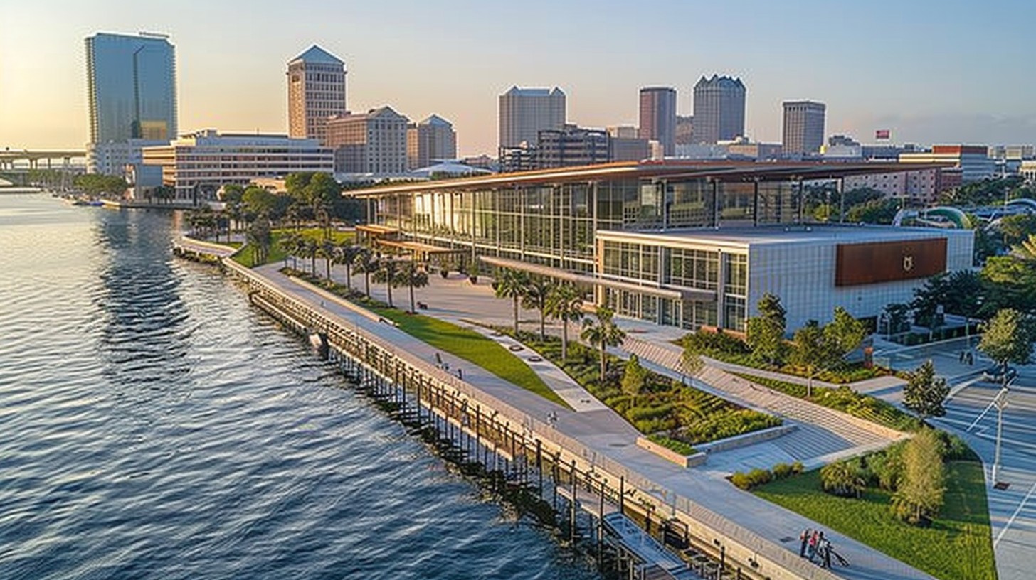 Waterfronten Free City waterfront view Image - City, Waterfront, Promenade ...