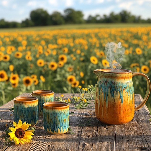 Sunflowr Tea Free Sunflower Field Tea Image | Download at StockCake