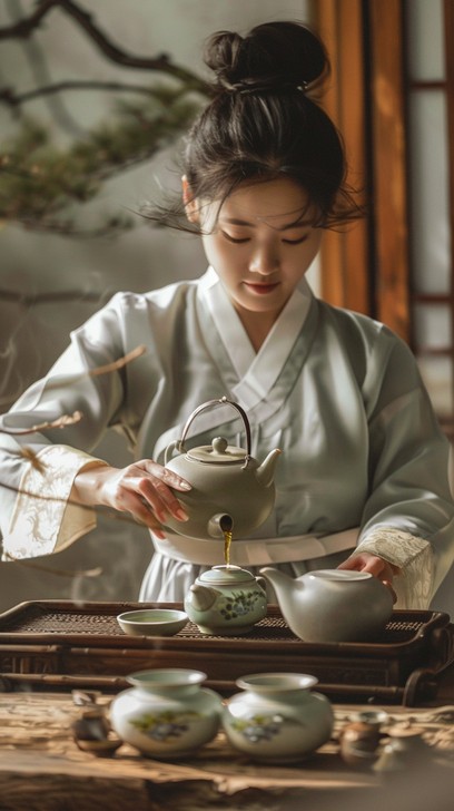 Free Tea ceremony preparation Image - Tea, Woman, Ceramics | Download ...