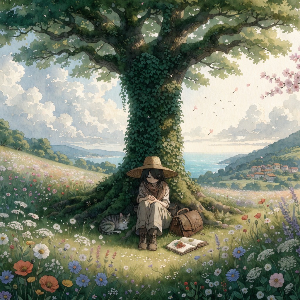 Resting Image Free Peaceful Afternoon Rest Image - Anime, Traveler, Rest | Download ...