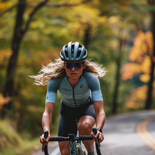 Free Cyclist On Road Image - Cycling, Woman, Road | Download at StockCake