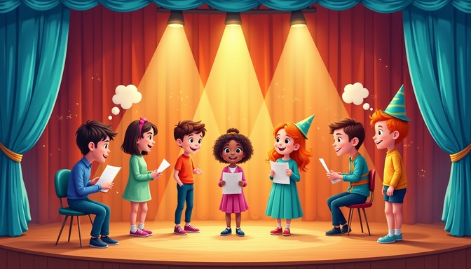 Free Theater kids performing Image | Download at StockCake