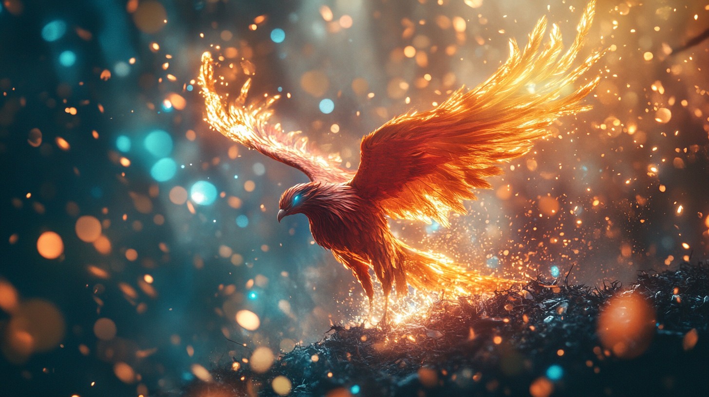 Free Fiery Phoenix Rising Image - Phoenix, Fire, Mythical | Download at ...