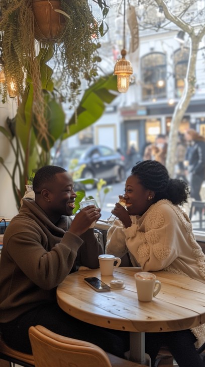 Free Cozy coffee date Image - Cozy, Cafe, Date | Download at StockCake