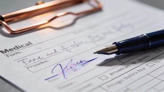 Free Medical Document Signing Image - Medical, Signature, Document ...