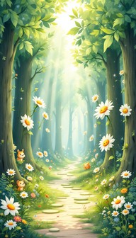 Free Enchanted Forest Path Image - Forest, Magical, Sunbeams | Download ...