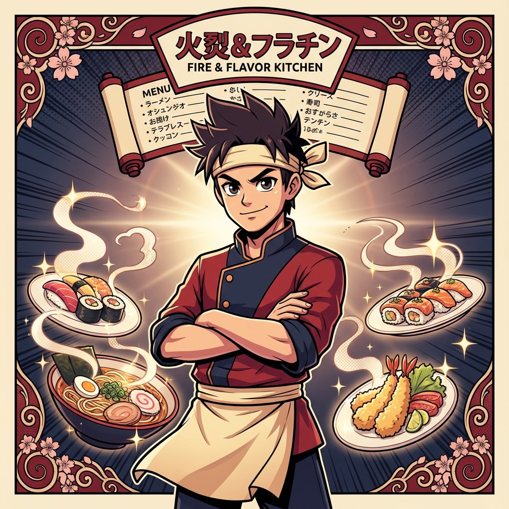 Free Anime Chef Mascot Image - Anime, Manga, Chef | Download at StockCake