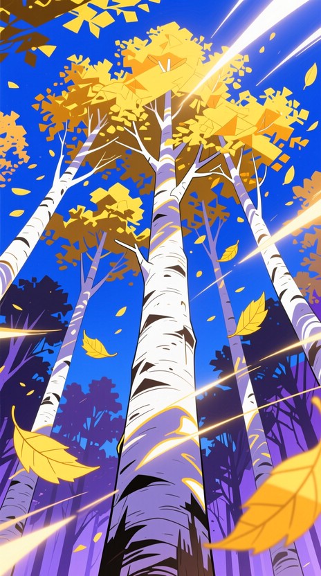 Forest Stylisation Free Golden Anime Forest Photo - Anime, Autumn, Forest | Download at ...