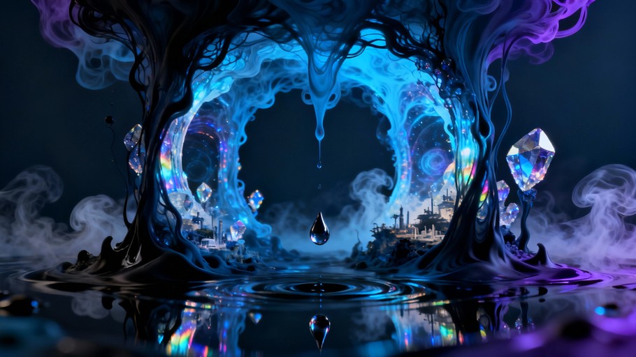 Free Luminous Ink Portal Photo - Portal, Ethereal, Ink | Download at ...