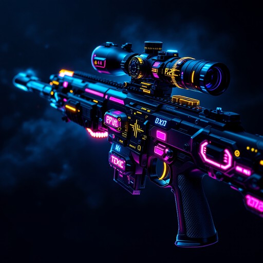 Free Cyberpunk Sniper Weapon Image - Cyberpunk, Weapon, Rifle ...