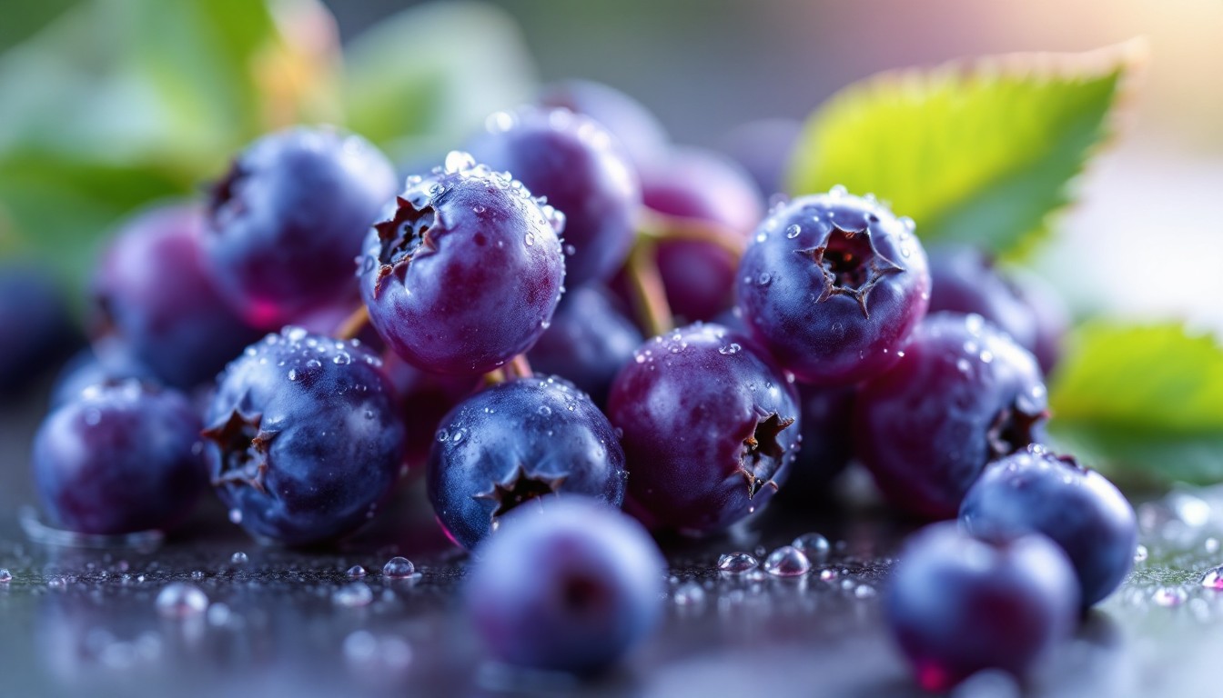 Free Dewy Purple Berries Image - Blueberries, Fresh, Dewy | Download at ...