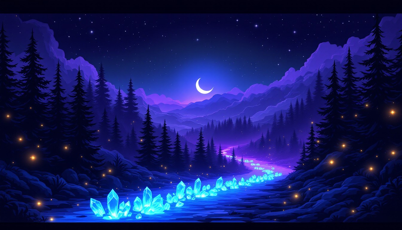 Free Mystical Crystal Path Photo - Pixel, Art, Fantasy | Download at ...