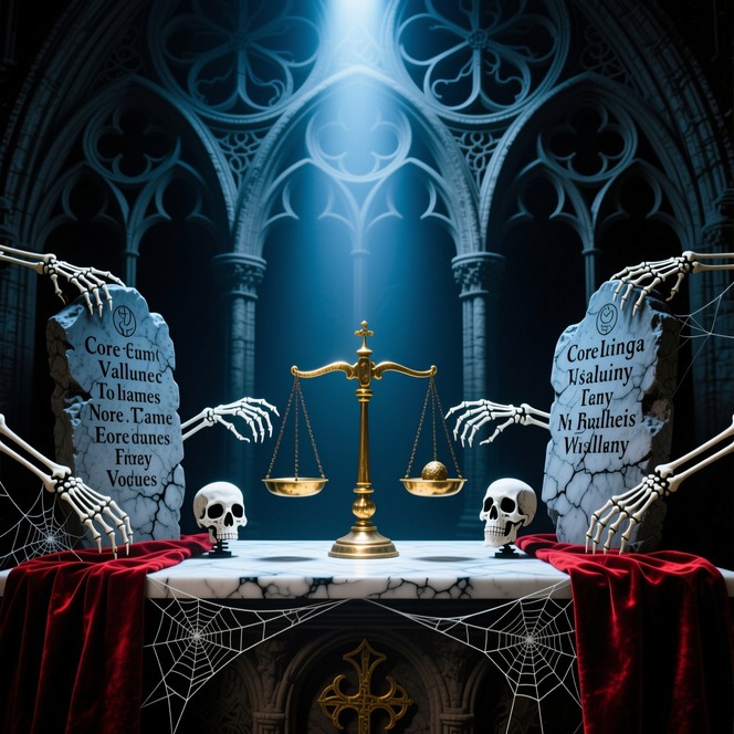 Free Gothic Balance Scales Image - Gothic, Cathedral, Scales | Download ...