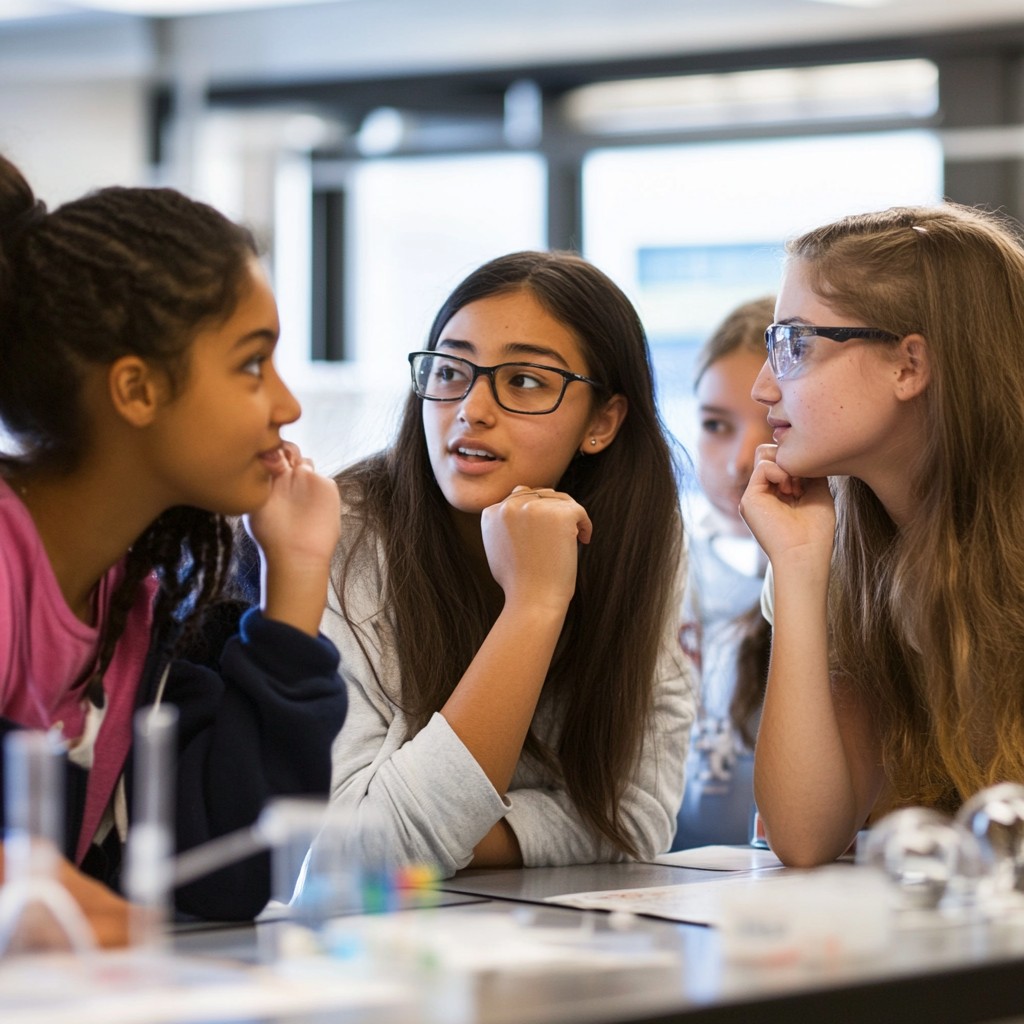 Student Discussion Bad Free Students discuss experiment Image - Students, Classroom ...
