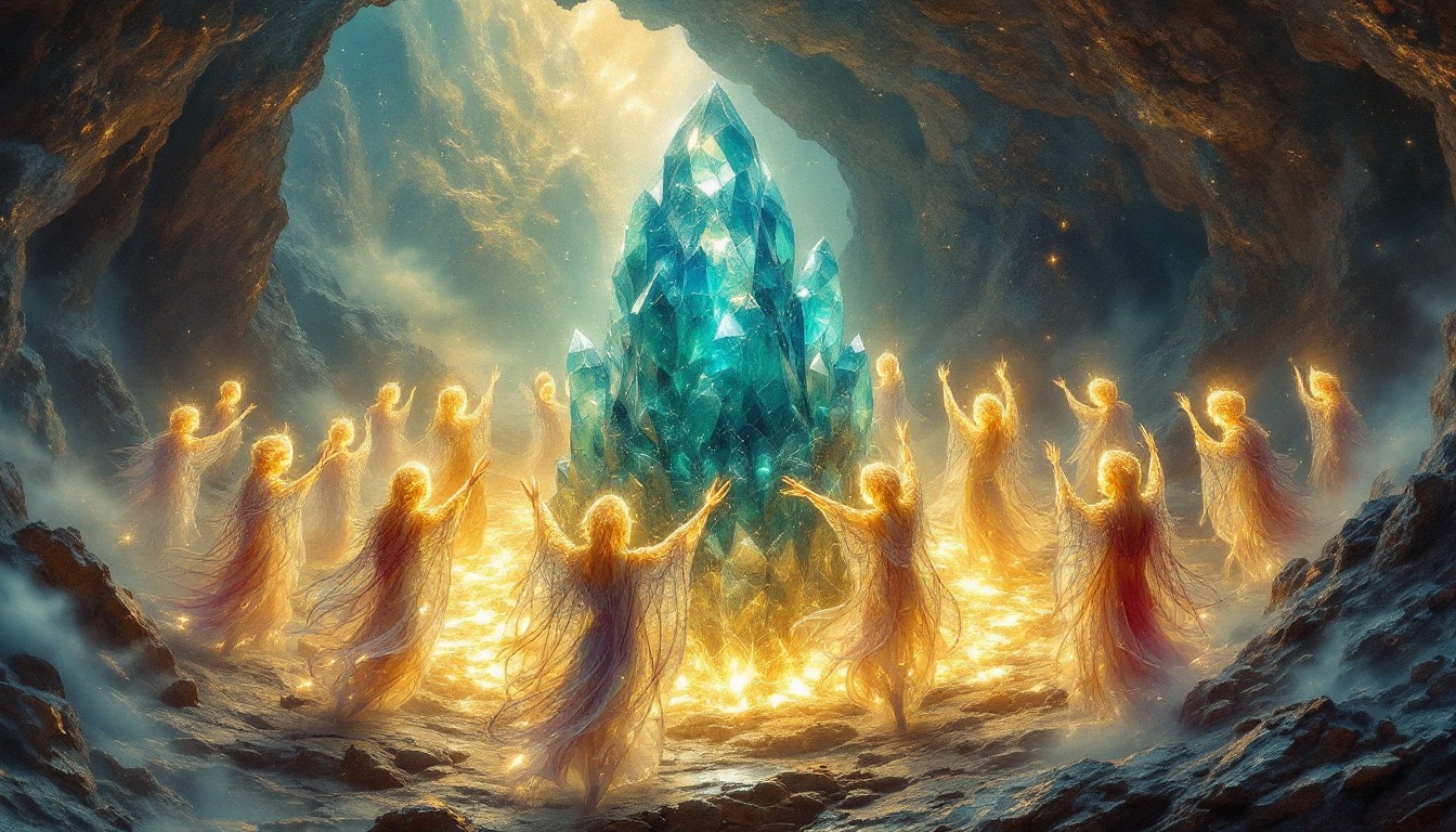 Free Crystal Spirits Dancing Photo - Crystal, Spirits, Cave | Download ...