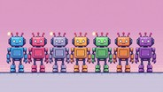 Free Springy Robot Animation Photo - Robot, Pixelart, Animation ...