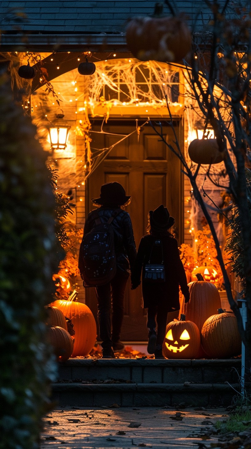 Free Halloween Night Walk Image - Halloween, Evening, Pumpkins ...