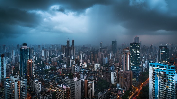 Free Urban Rainy Sky Image - Illustration, Weather, Rain | Download at ...