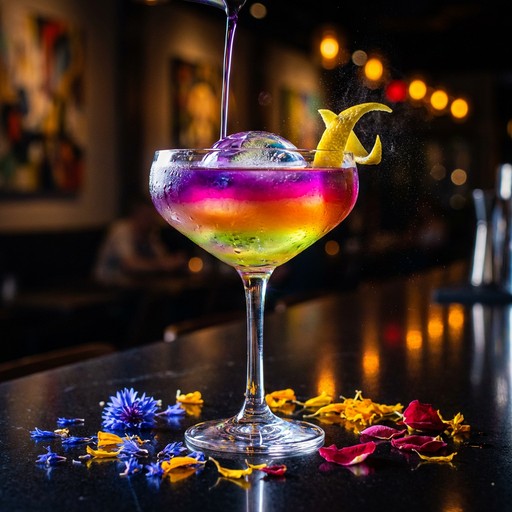 Free Rainbow Cocktail Masterpiece Image - Drink, Beverage, Colorful ...