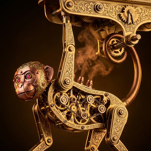 Free Corporate Monkey Business Image - Chimpanzee, Monkey, Steampunk ...