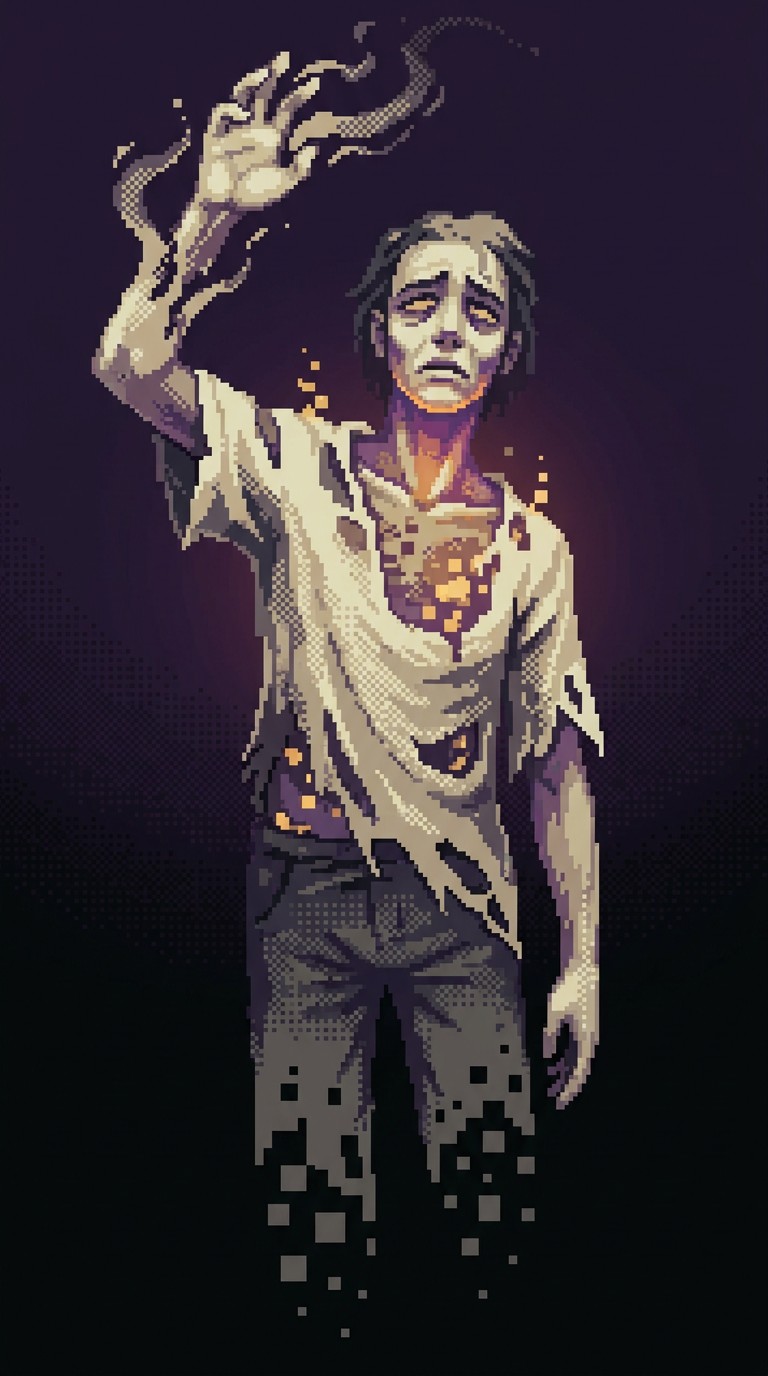 Free Dissolving Pixel Spirit Image - Pixel, Ghost, Spirit | Download at ...