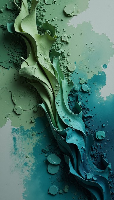Free Flowing Aquatic Abstract Image - Abstract, Fluid, Indigo ...