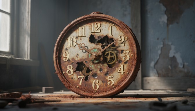 Clock Rusted Free Aged Clock Face Image - Clock, Aged, Rusted | Download at StockCake