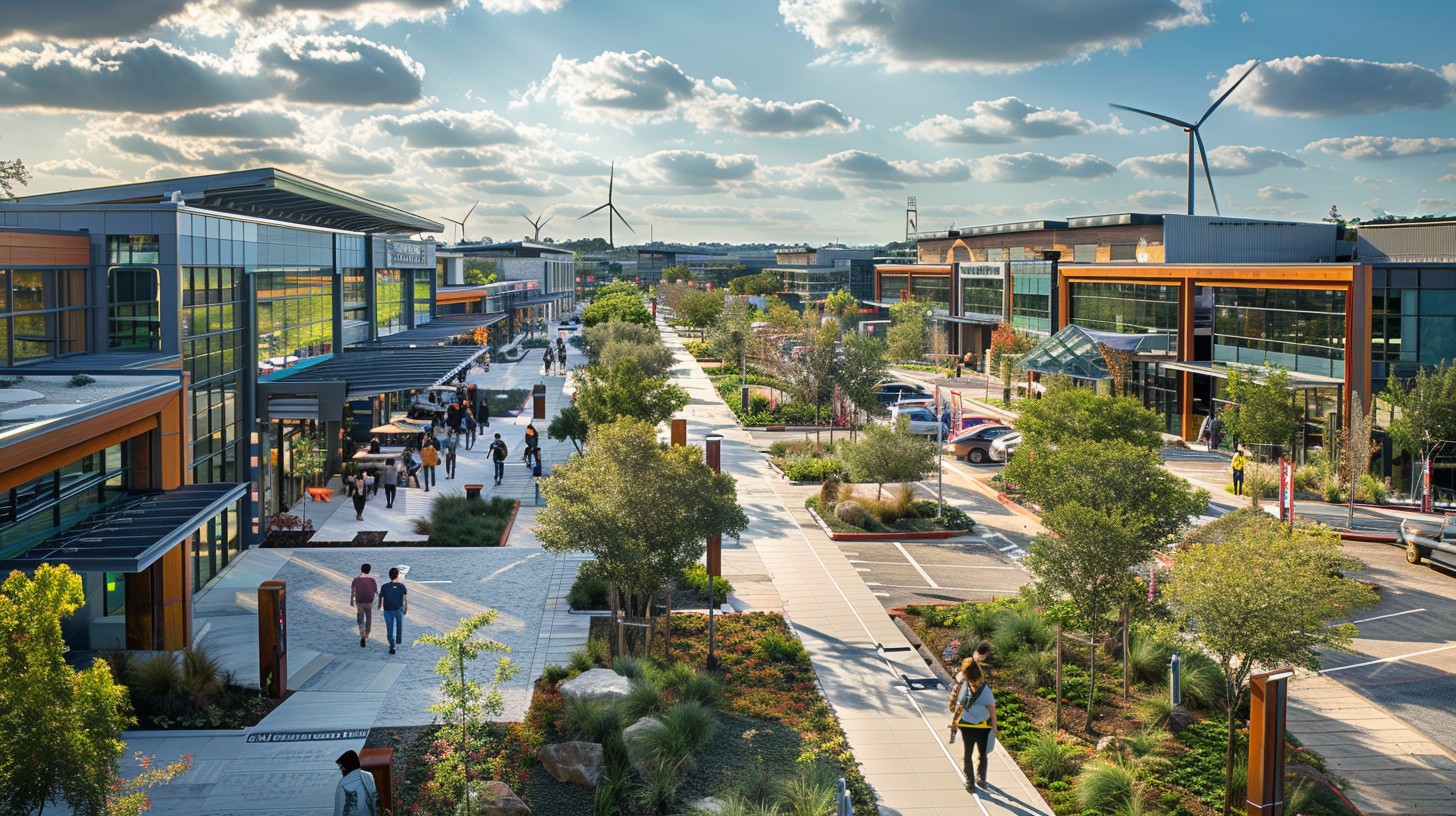 Free Sustainable Urban Plaza Image - Urban, Sustainability, People ...
