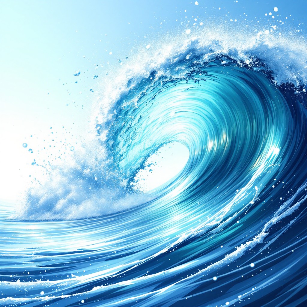Wave Inage Free Powerful Ocean Wave Image - Wave, Ocean, Turquoise | Download at ...
